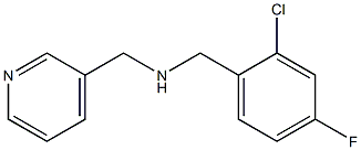 [(2-chloro-4-fluorophenyl)methyl](pyridin-3-ylmethyl)amine Struktur