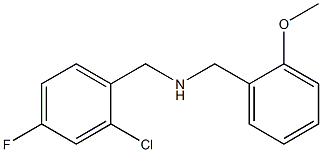 [(2-chloro-4-fluorophenyl)methyl][(2-methoxyphenyl)methyl]amine Struktur