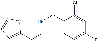 [(2-chloro-4-fluorophenyl)methyl][2-(thiophen-2-yl)ethyl]amine Struktur