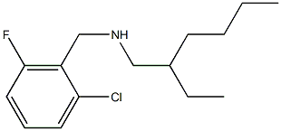 [(2-chloro-6-fluorophenyl)methyl](2-ethylhexyl)amine Struktur