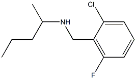 [(2-chloro-6-fluorophenyl)methyl](pentan-2-yl)amine Struktur