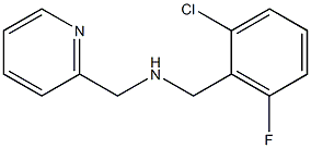 [(2-chloro-6-fluorophenyl)methyl](pyridin-2-ylmethyl)amine Struktur