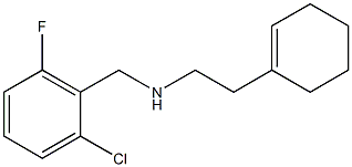 [(2-chloro-6-fluorophenyl)methyl][2-(cyclohex-1-en-1-yl)ethyl]amine Struktur