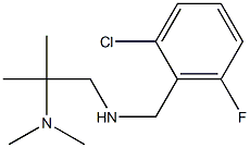 [(2-chloro-6-fluorophenyl)methyl][2-(dimethylamino)-2-methylpropyl]amine Struktur