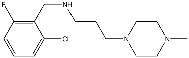 [(2-chloro-6-fluorophenyl)methyl][3-(4-methylpiperazin-1-yl)propyl]amine Struktur