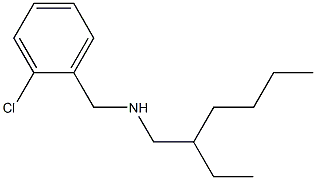 [(2-chlorophenyl)methyl](2-ethylhexyl)amine Struktur