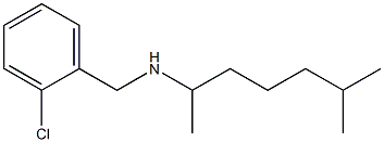 [(2-chlorophenyl)methyl](6-methylheptan-2-yl)amine Struktur