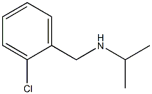 [(2-chlorophenyl)methyl](propan-2-yl)amine Struktur