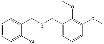 [(2-chlorophenyl)methyl][(2,3-dimethoxyphenyl)methyl]amine Struktur