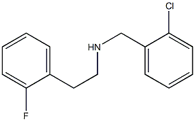 [(2-chlorophenyl)methyl][2-(2-fluorophenyl)ethyl]amine Struktur