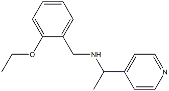 [(2-ethoxyphenyl)methyl][1-(pyridin-4-yl)ethyl]amine Struktur