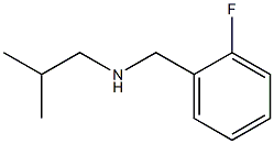 [(2-fluorophenyl)methyl](2-methylpropyl)amine Struktur