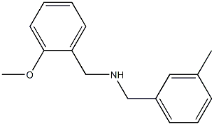 [(2-methoxyphenyl)methyl][(3-methylphenyl)methyl]amine Struktur