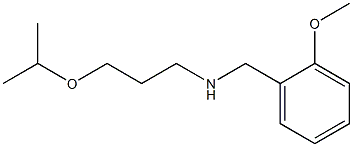 [(2-methoxyphenyl)methyl][3-(propan-2-yloxy)propyl]amine Struktur