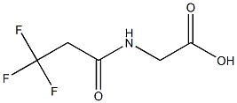 [(3,3,3-trifluoropropanoyl)amino]acetic acid Struktur