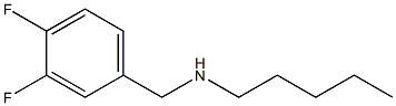 [(3,4-difluorophenyl)methyl](pentyl)amine Struktur