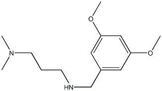 [(3,5-dimethoxyphenyl)methyl][3-(dimethylamino)propyl]amine Struktur