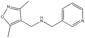 [(3,5-dimethyl-1,2-oxazol-4-yl)methyl](pyridin-3-ylmethyl)amine Struktur