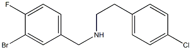 [(3-bromo-4-fluorophenyl)methyl][2-(4-chlorophenyl)ethyl]amine Struktur