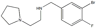 [(3-bromo-4-fluorophenyl)methyl][2-(pyrrolidin-1-yl)ethyl]amine Struktur