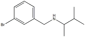 [(3-bromophenyl)methyl](3-methylbutan-2-yl)amine Struktur