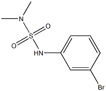 [(3-bromophenyl)sulfamoyl]dimethylamine Struktur