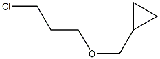 [(3-chloropropoxy)methyl]cyclopropane Struktur