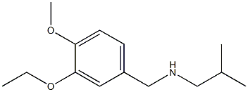 [(3-ethoxy-4-methoxyphenyl)methyl](2-methylpropyl)amine Struktur