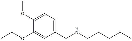 [(3-ethoxy-4-methoxyphenyl)methyl](pentyl)amine Struktur