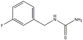 [(3-fluorophenyl)methyl]thiourea Struktur