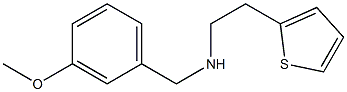 [(3-methoxyphenyl)methyl][2-(thiophen-2-yl)ethyl]amine Struktur