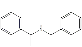 [(3-methylphenyl)methyl](1-phenylethyl)amine Struktur