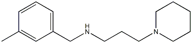 [(3-methylphenyl)methyl][3-(piperidin-1-yl)propyl]amine Struktur