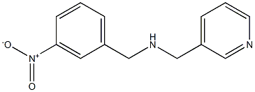 [(3-nitrophenyl)methyl](pyridin-3-ylmethyl)amine Struktur