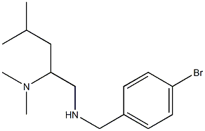 [(4-bromophenyl)methyl][2-(dimethylamino)-4-methylpentyl]amine Struktur