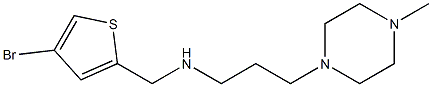 [(4-bromothiophen-2-yl)methyl][3-(4-methylpiperazin-1-yl)propyl]amine Struktur