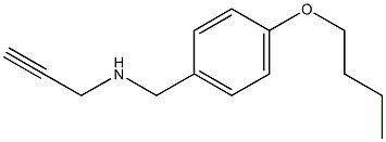 [(4-butoxyphenyl)methyl](prop-2-yn-1-yl)amine Struktur