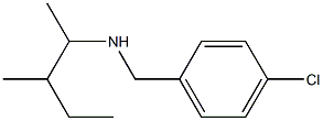 [(4-chlorophenyl)methyl](3-methylpentan-2-yl)amine Struktur