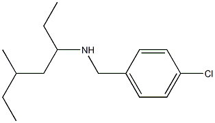 [(4-chlorophenyl)methyl](5-methylheptan-3-yl)amine Struktur