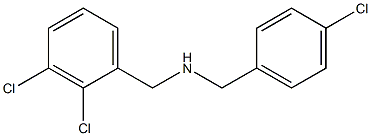 [(4-chlorophenyl)methyl][(2,3-dichlorophenyl)methyl]amine Struktur