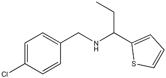 [(4-chlorophenyl)methyl][1-(thiophen-2-yl)propyl]amine Struktur