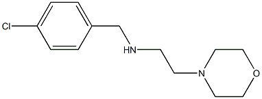 [(4-chlorophenyl)methyl][2-(morpholin-4-yl)ethyl]amine Struktur