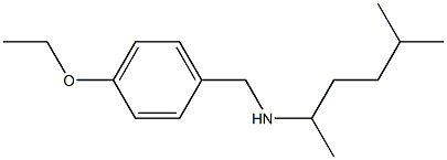 [(4-ethoxyphenyl)methyl](5-methylhexan-2-yl)amine Struktur