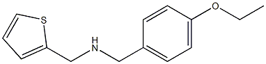 [(4-ethoxyphenyl)methyl](thiophen-2-ylmethyl)amine Struktur