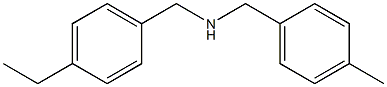 [(4-ethylphenyl)methyl][(4-methylphenyl)methyl]amine Struktur