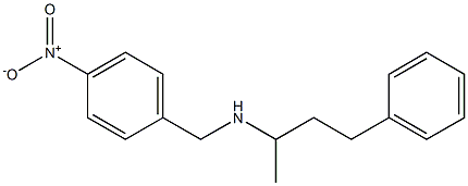 [(4-nitrophenyl)methyl](4-phenylbutan-2-yl)amine Struktur