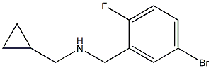 [(5-bromo-2-fluorophenyl)methyl](cyclopropylmethyl)amine Struktur