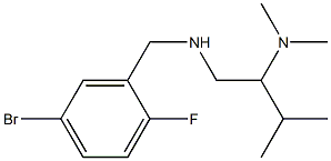 [(5-bromo-2-fluorophenyl)methyl][2-(dimethylamino)-3-methylbutyl]amine Struktur