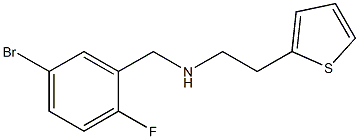 [(5-bromo-2-fluorophenyl)methyl][2-(thiophen-2-yl)ethyl]amine Struktur