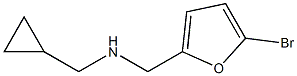 [(5-bromofuran-2-yl)methyl](cyclopropylmethyl)amine Struktur